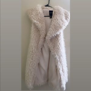 White Fur Vest